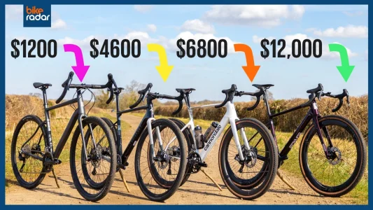 Wat is een verschil tussen een $1200 en een $12000 gravelbike